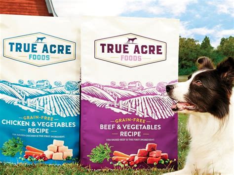 Our Rating of True Acre Dry Dog Food True Acre is a grain-free dry dog food using a moderate amount of named by-product meal as its dominant source of animal protein, thus earning the brand 3.5 stars. Recommended. Who makes true source? TrueSource, an OnPoint company, was formed through a collaboration between three of …